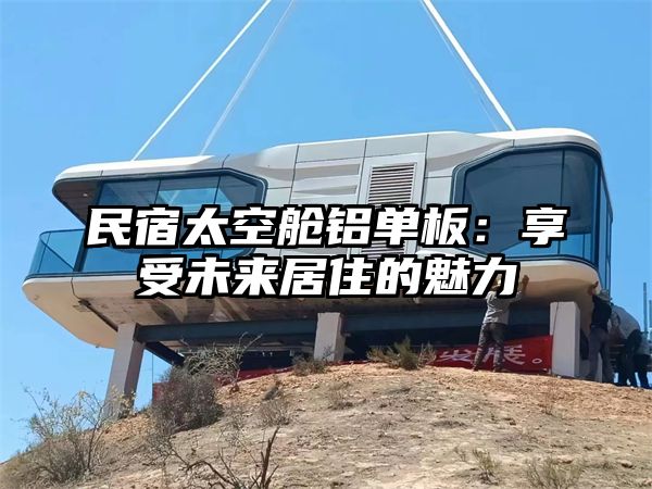 民宿太空舱铝单板：享受未来居住的魅力